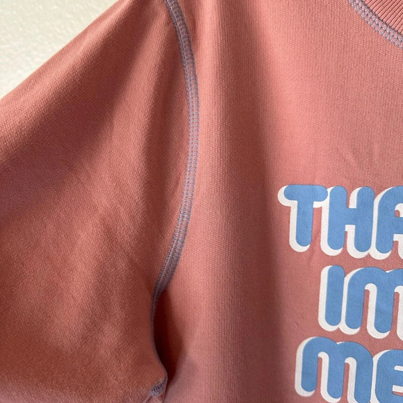 SHANIA TWAIN “That Don’t Impress Me Much” Large Blush Sweatshirt BNWT - Picture 5 of 8